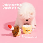 Pastel Crinkle Treat-hide Toy