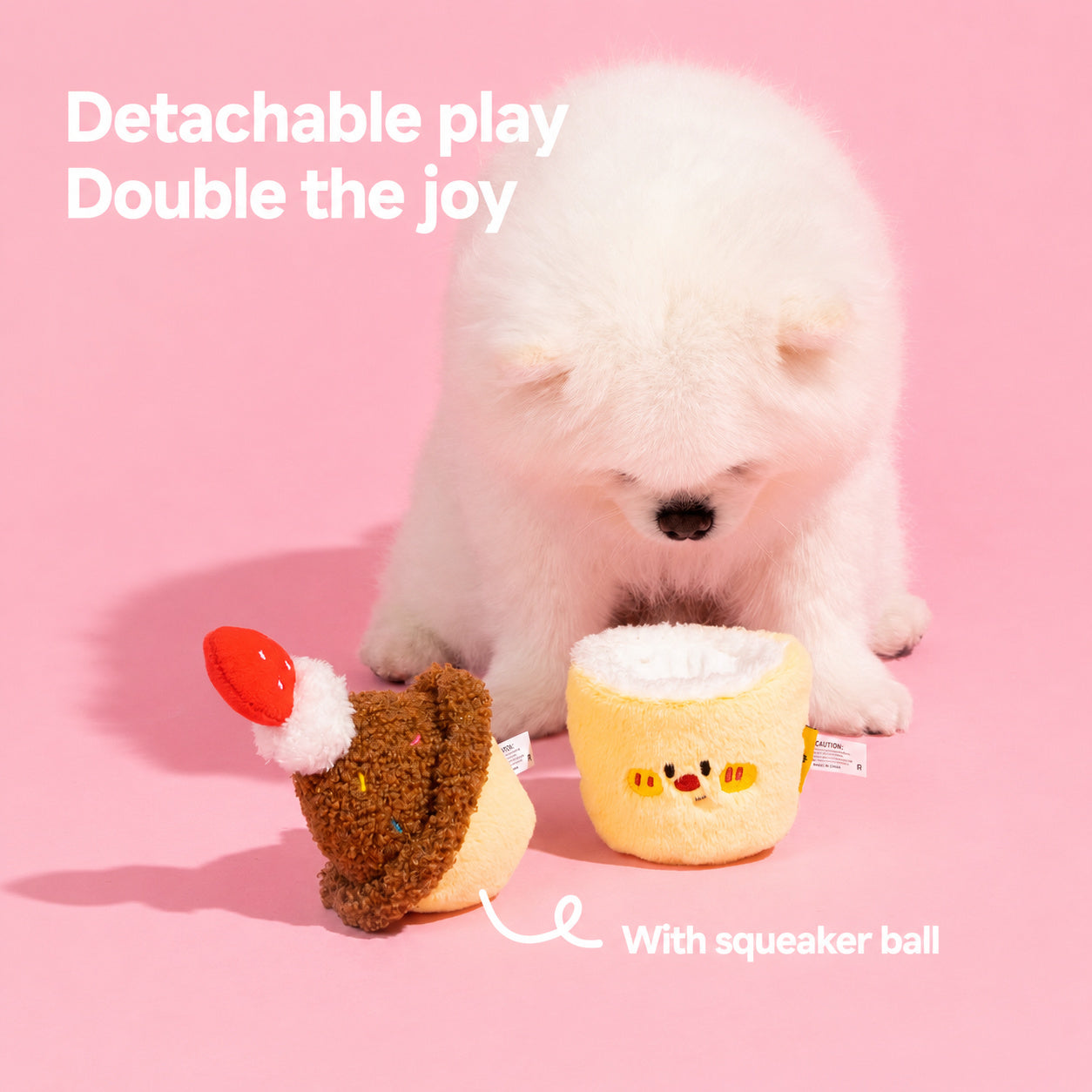 Pastel Crinkle Treat-hide Toy