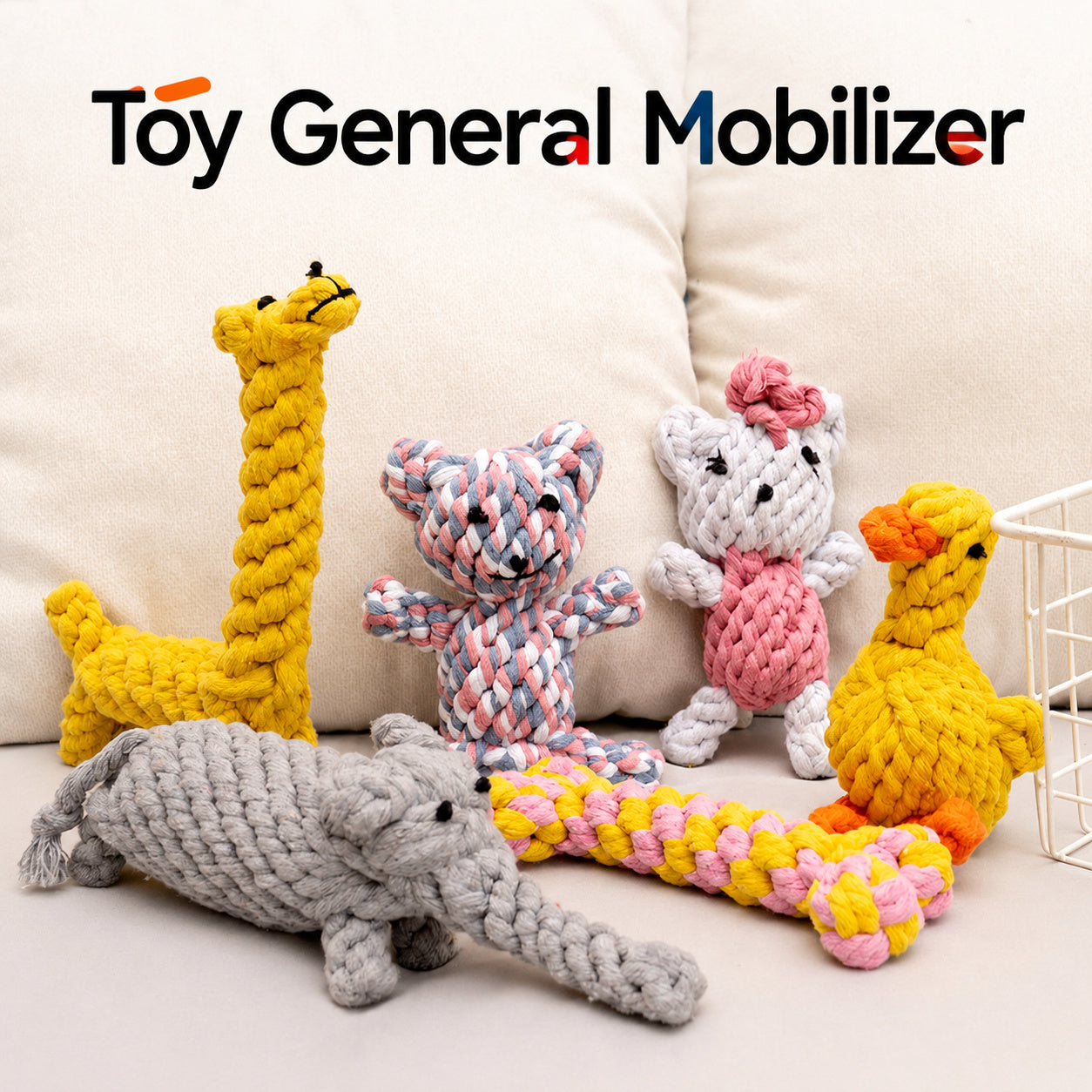 Handwoven Cotton Rope Toy