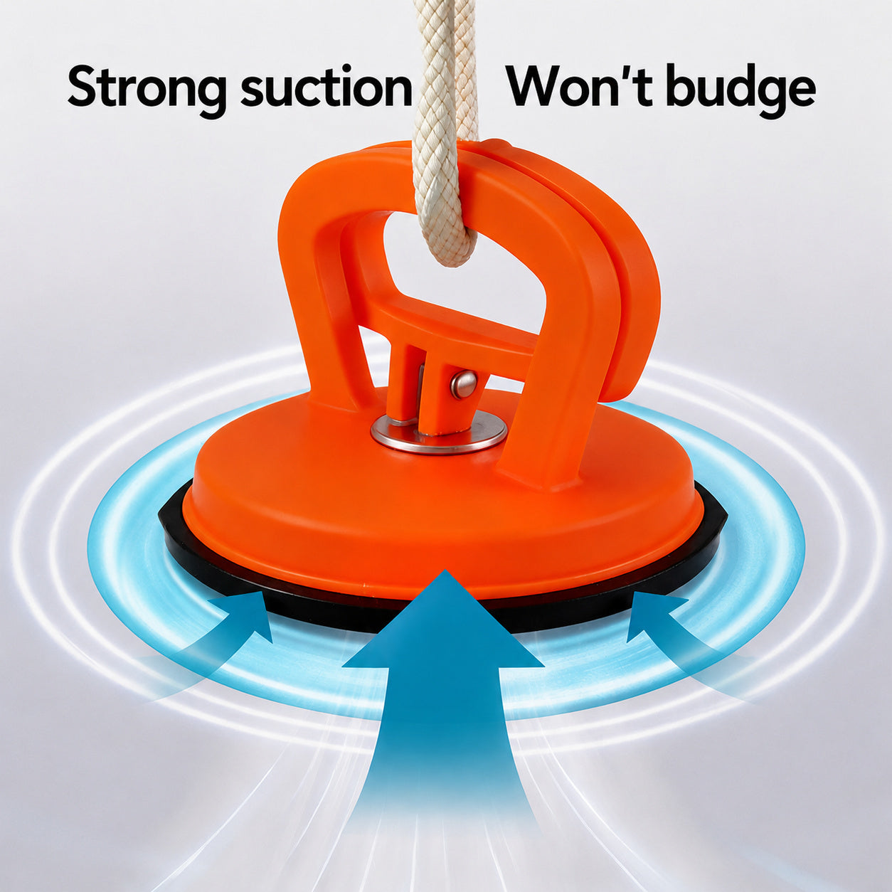 Suction-cup Squeaky Tug Toy