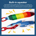 Suction-cup Squeaky Tug Toy