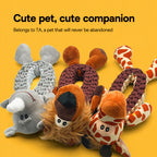 Safari Rope Squeak Tug Toy