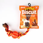 Squeaky Snack-bag Rope Toy