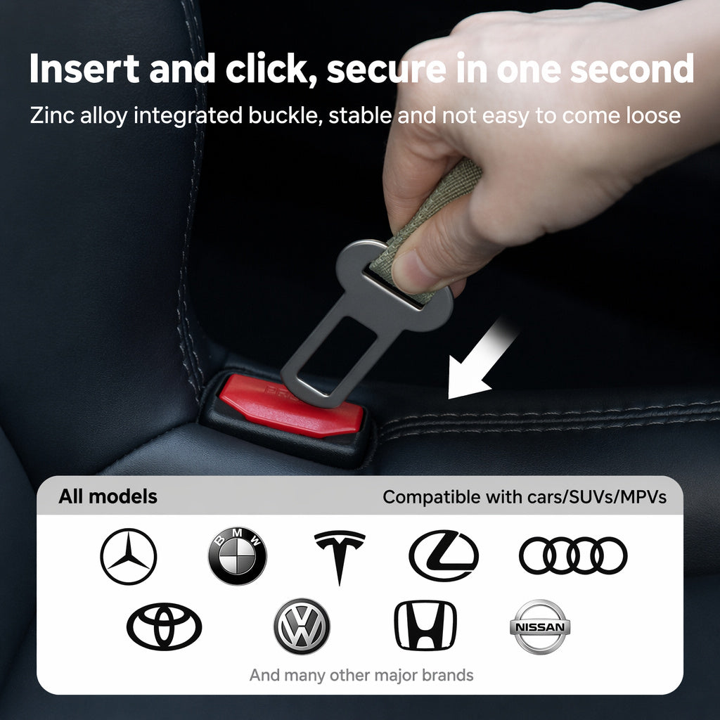 Bungee Car Seatbelt Leash