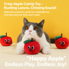 Silvervine apple catnip toy