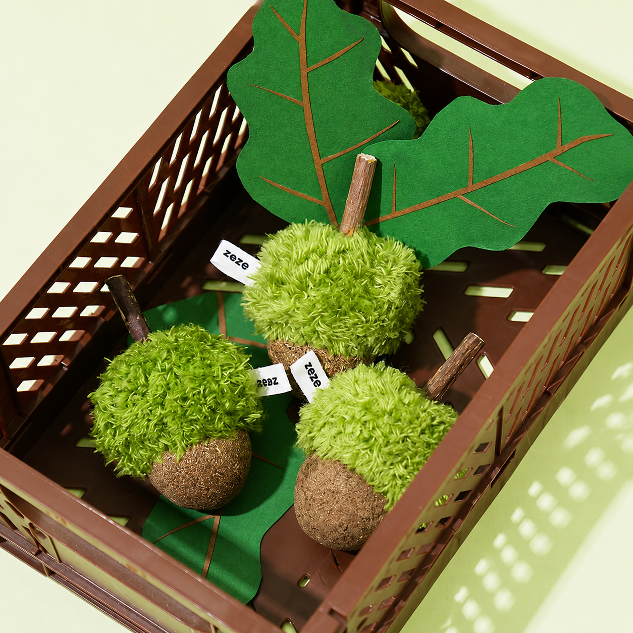 Acorn Catnip Wobble Toy