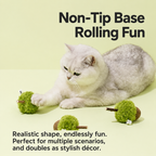 Acorn Catnip Wobble Toy