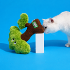 Pine tree catnip hugger toy