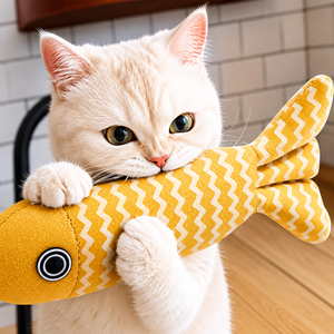 Catnip Kick Fish Plush