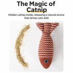 Catnip Kick Fish Plush