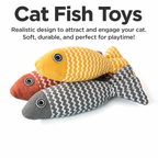 Catnip Kick Fish Plush