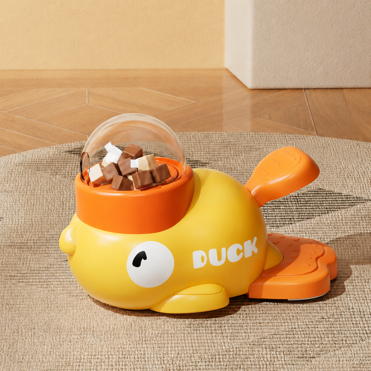 duck treat spinner toy