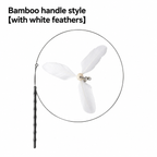 Feather Cat Teaser Wand Toy