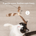 Feather Cat Teaser Wand Toy