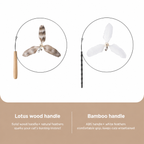 Feather Cat Teaser Wand Toy