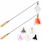 Cat Wand Toy With Refills