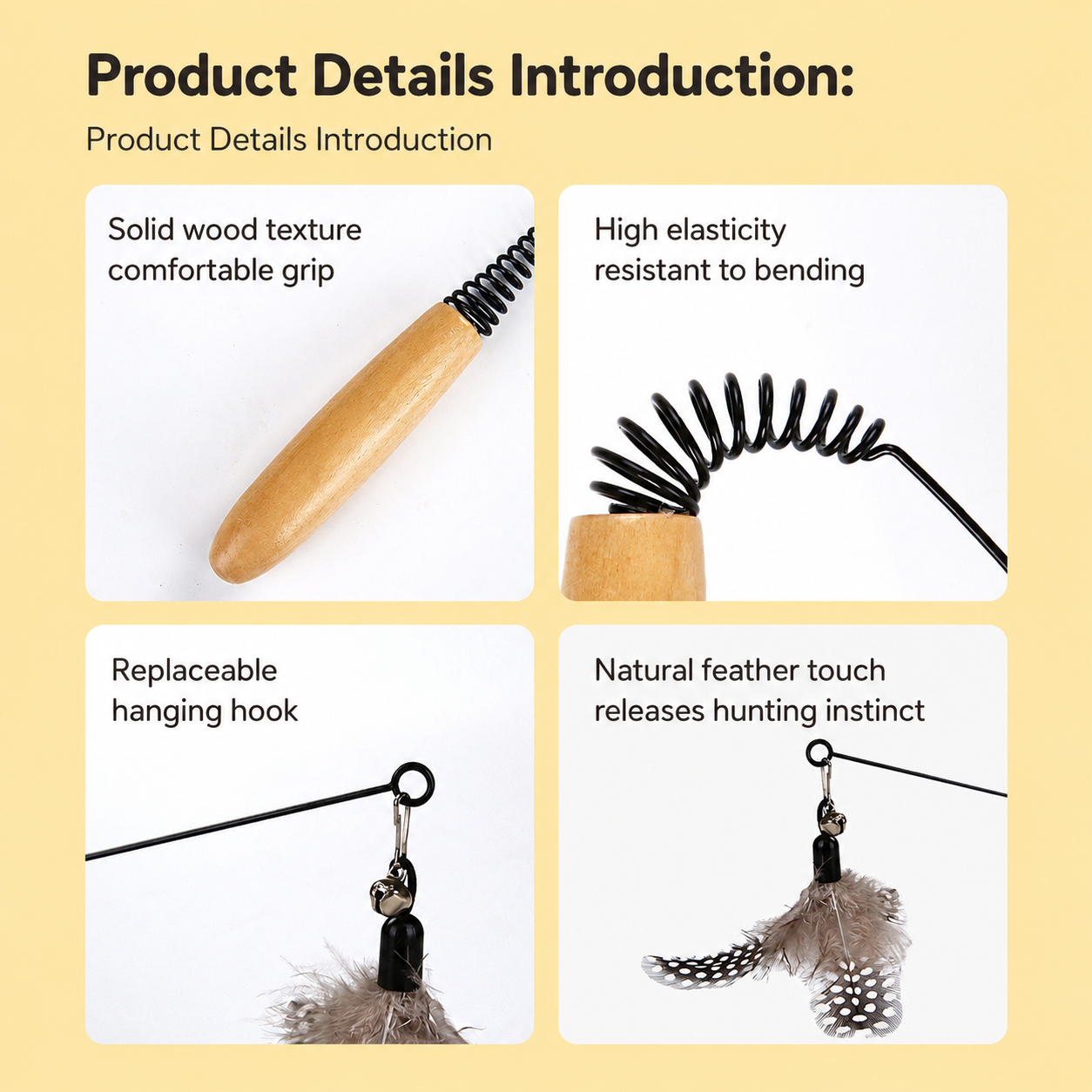 Cat Wand Toy With Refills