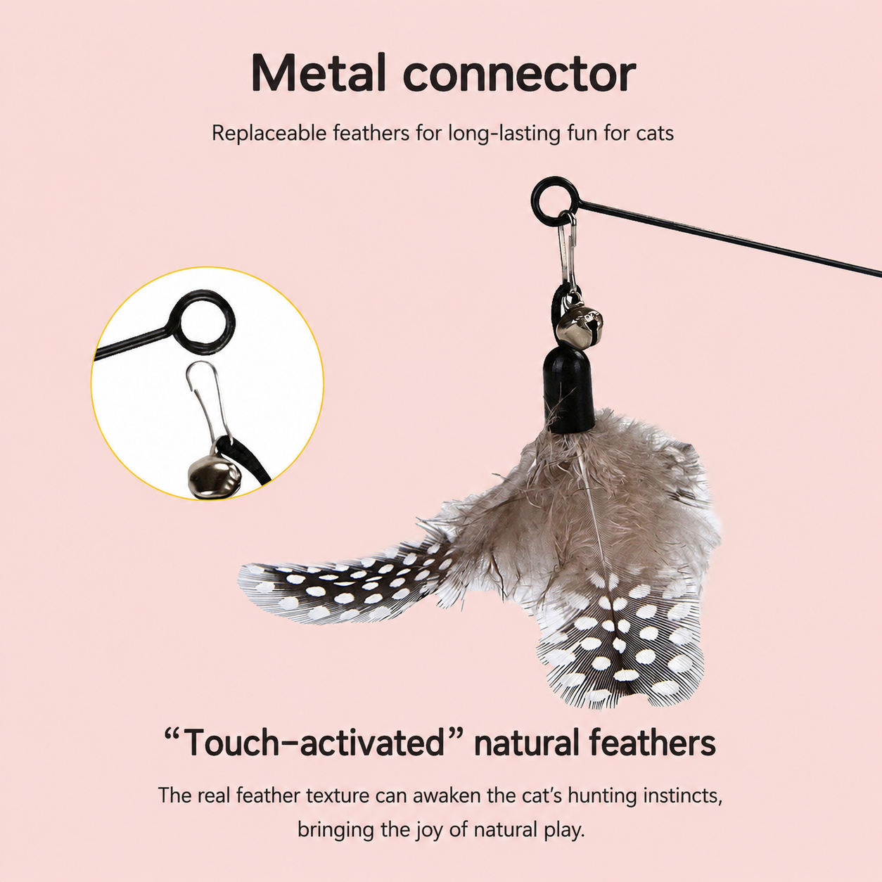 Cat Wand Toy With Refills