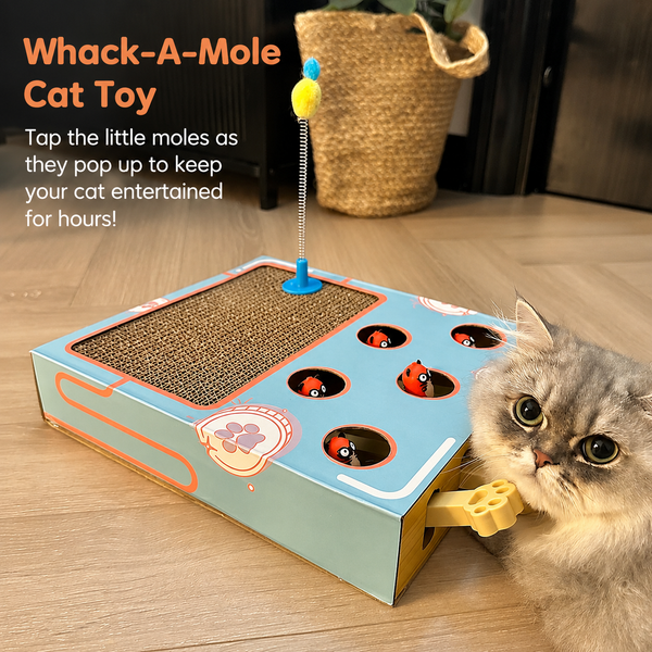 Whack-a-mole Cat Scratcher