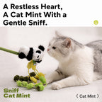 Cat Wand With Plush Flowers