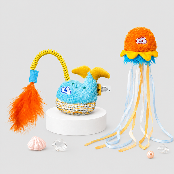 Ocean Reef Catnip Teaser Toys
