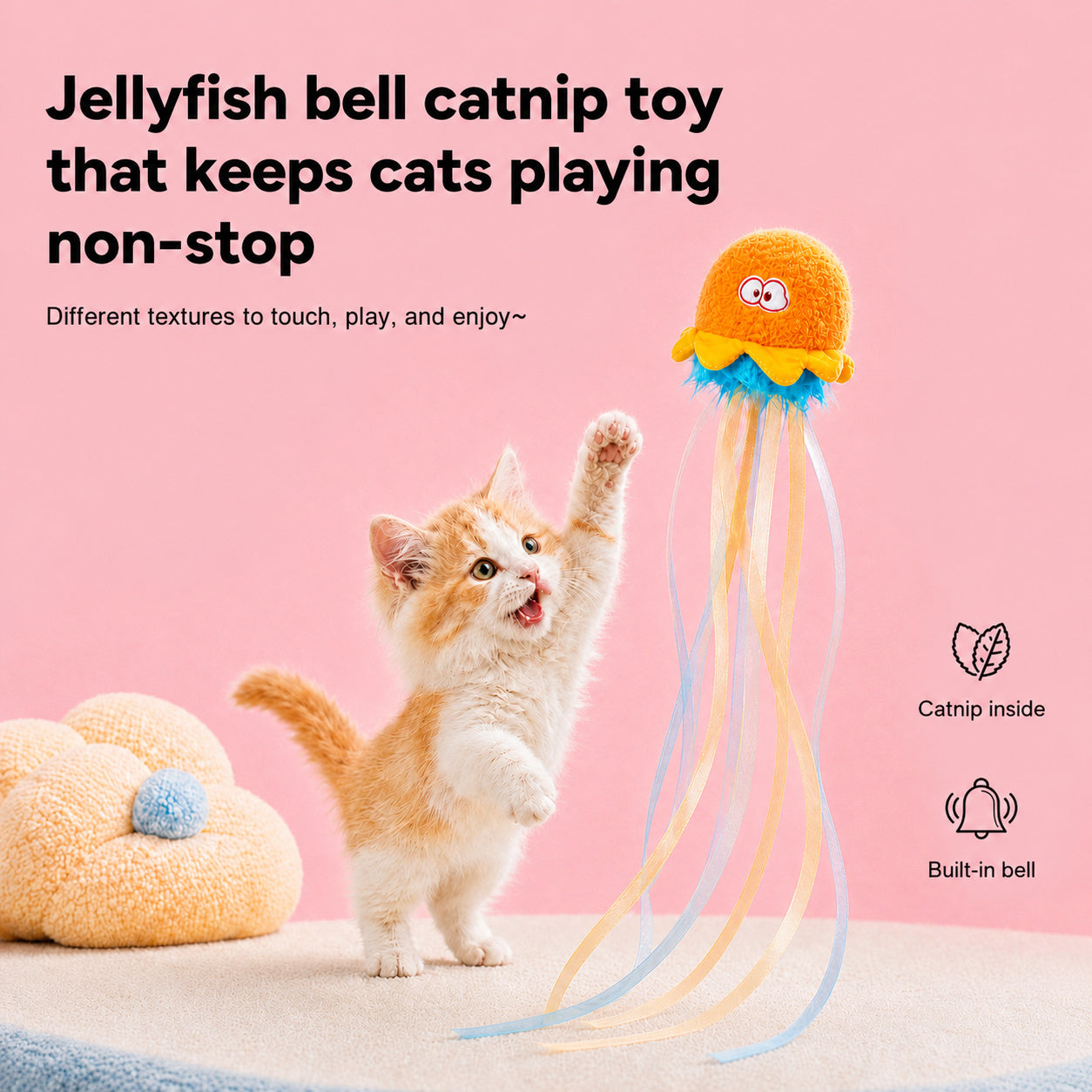 Ocean Reef Catnip Teaser Toys