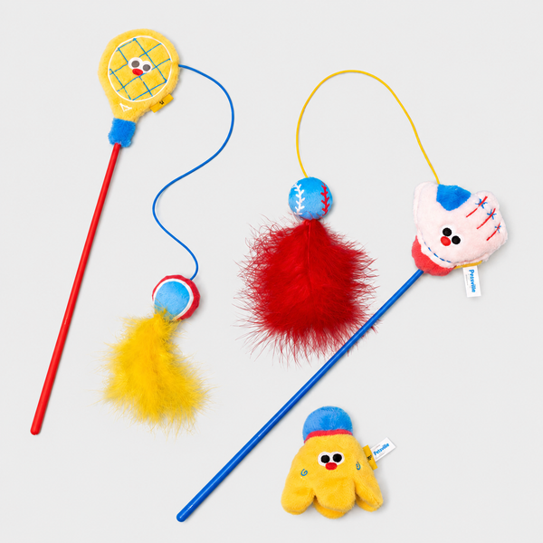 Cat Wand With Plush Lures