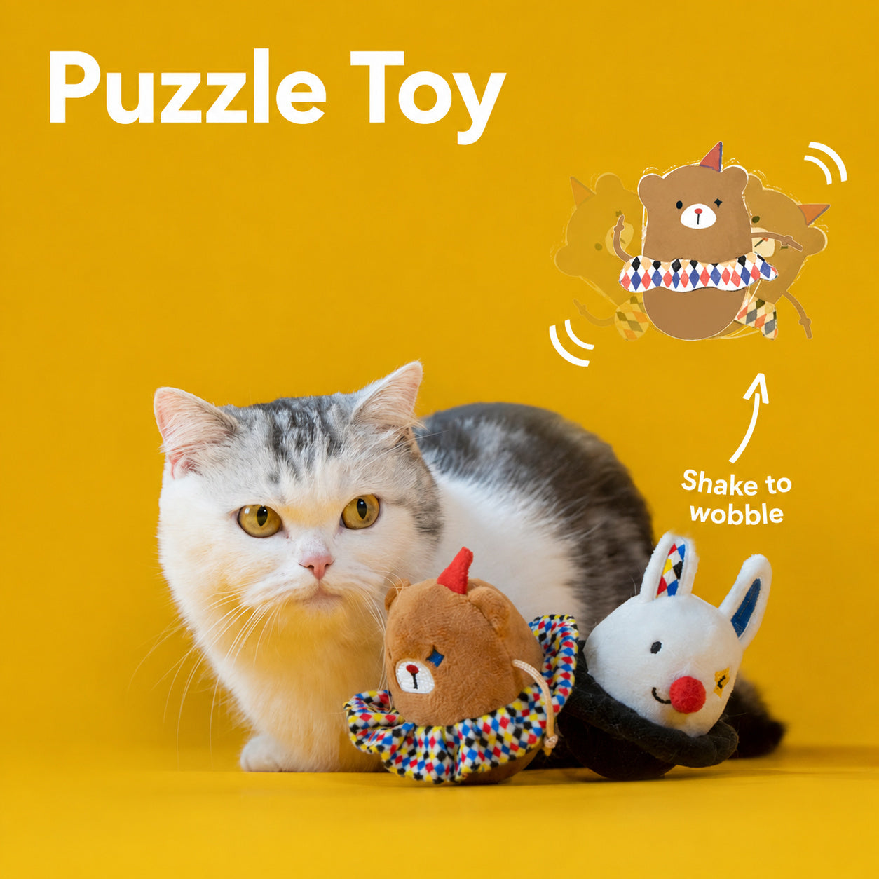 Circus Plush Cat Toy