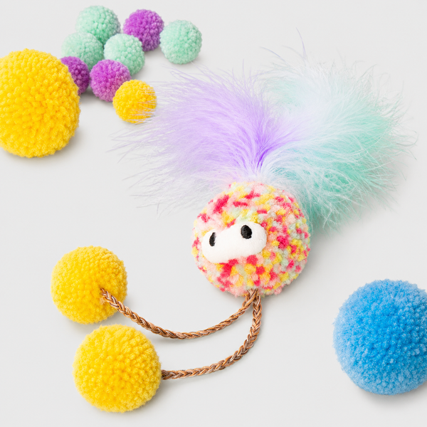 Color-pop Feather Pom Teaser
