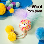 Color-pop Feather Pom Teaser
