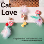 Color-pop Feather Pom Teaser