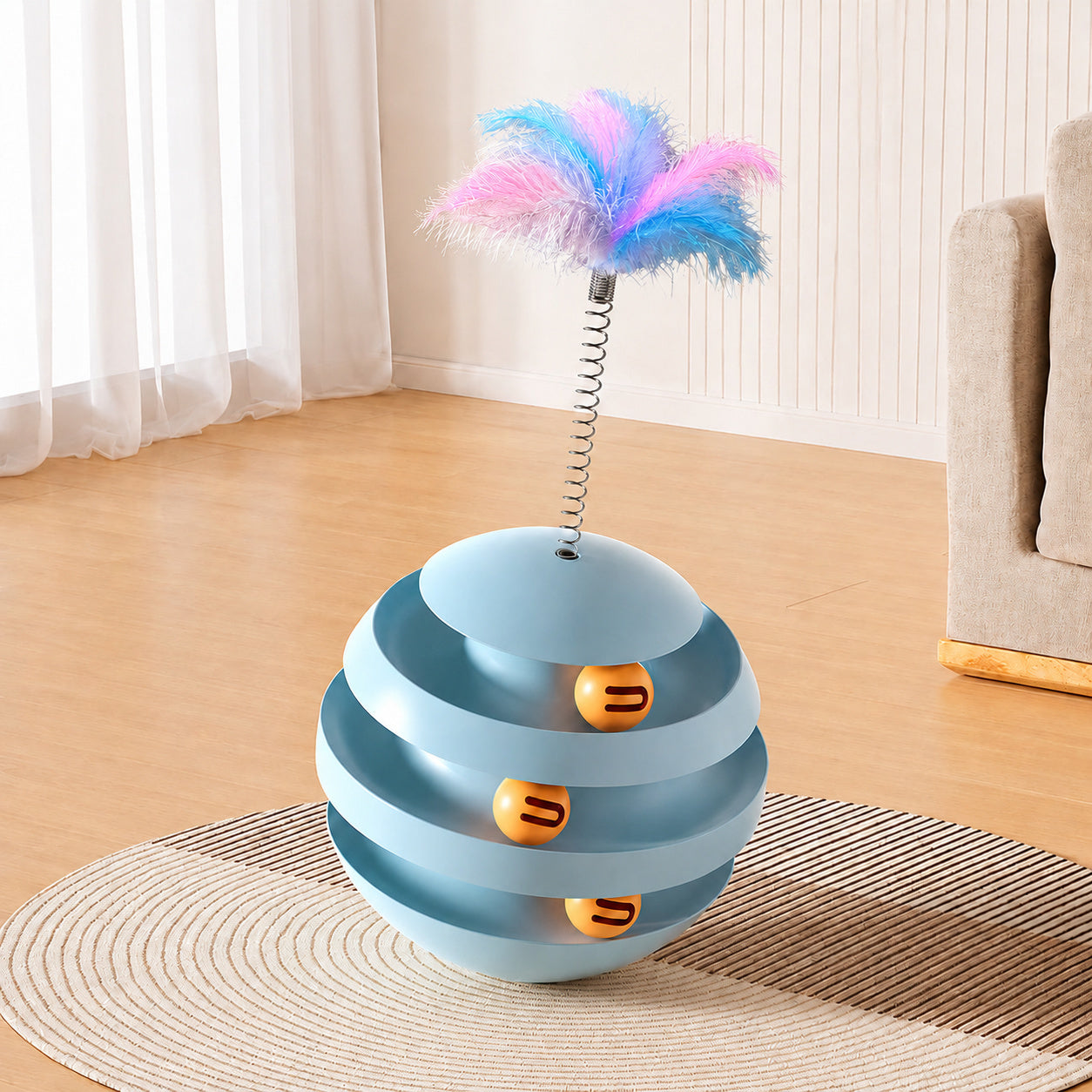 Wobble Planet Cat Track Toy