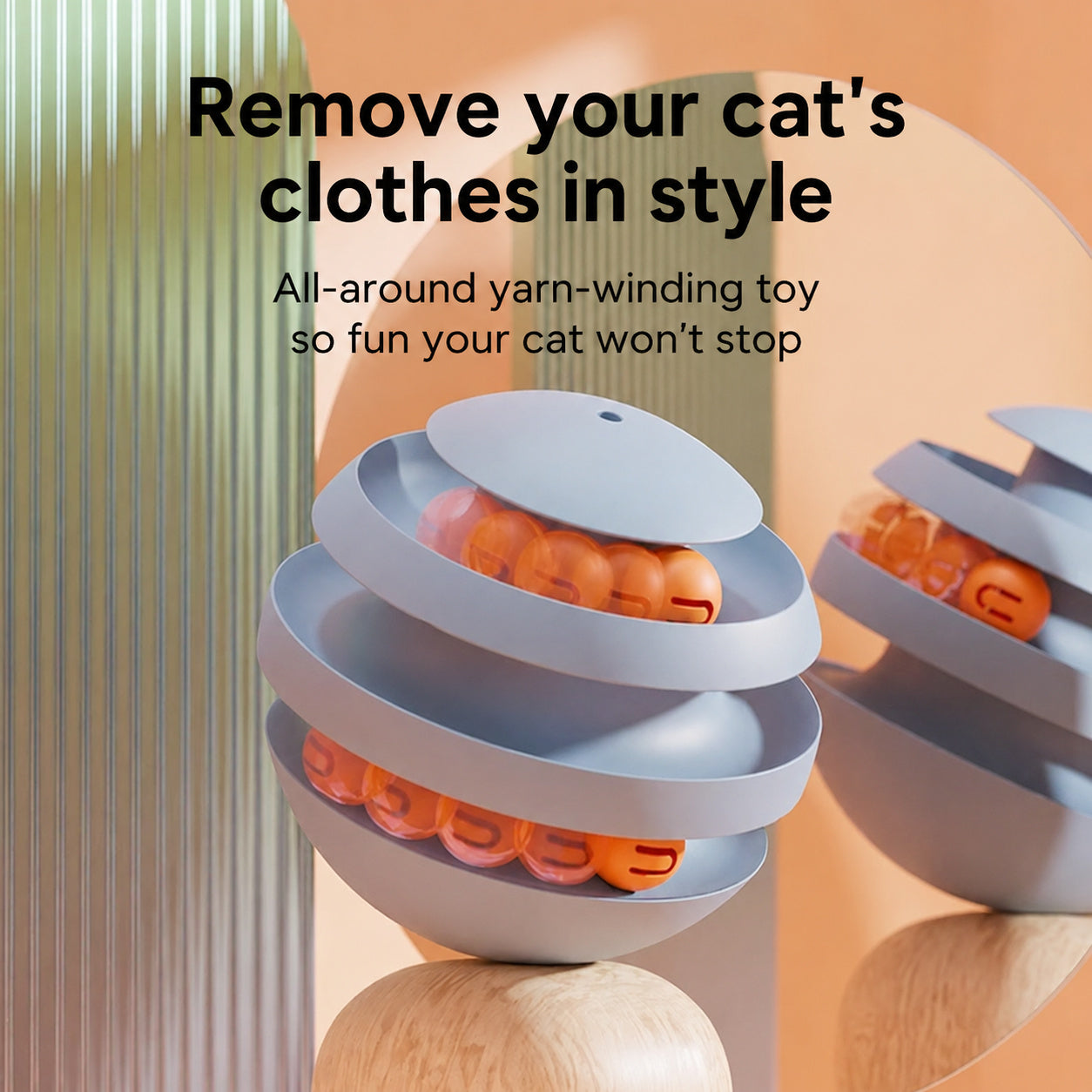 Wobble Planet Cat Track Toy