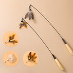 Feather Teaser Wand With Lures