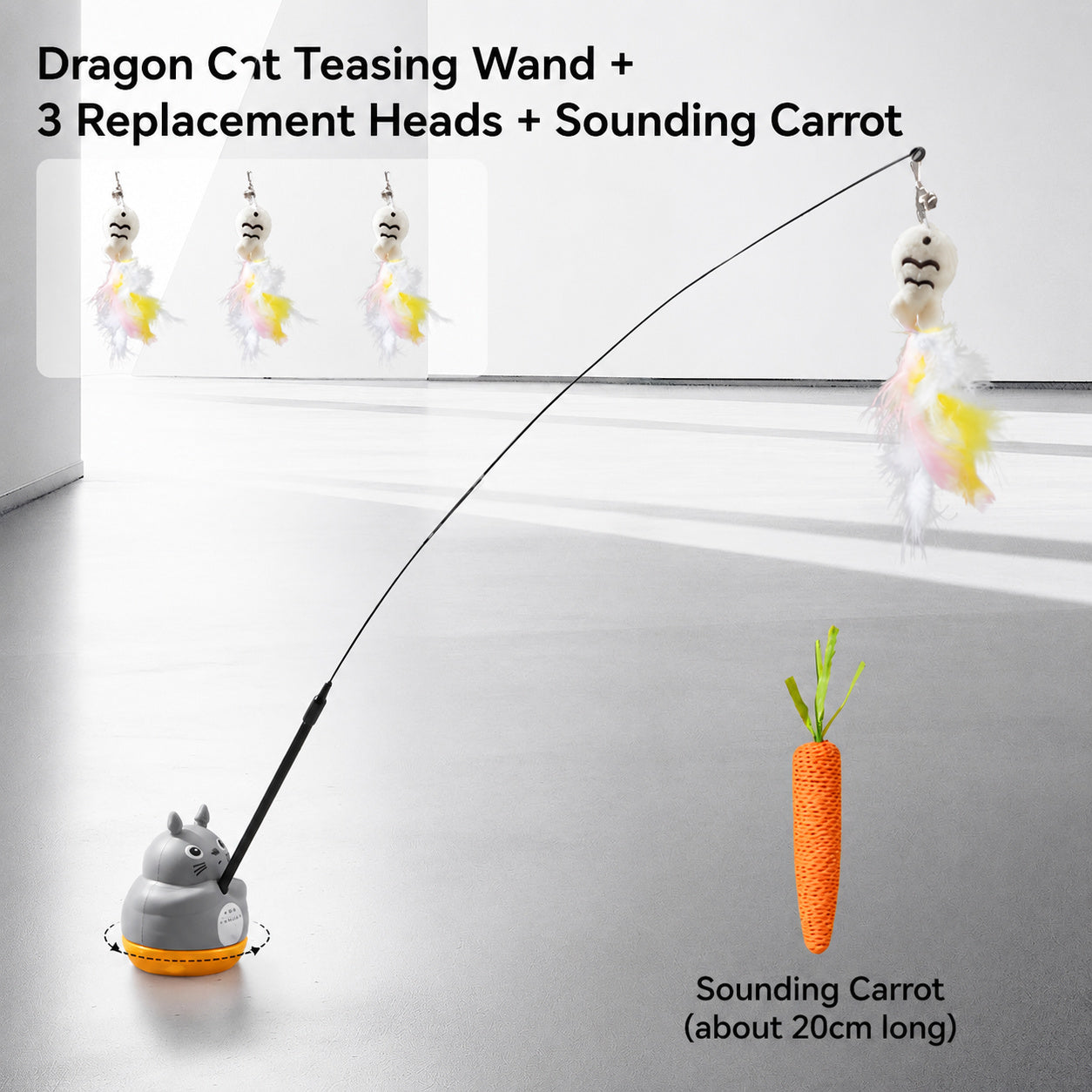 Interactive Bell Cat Teaser Wand