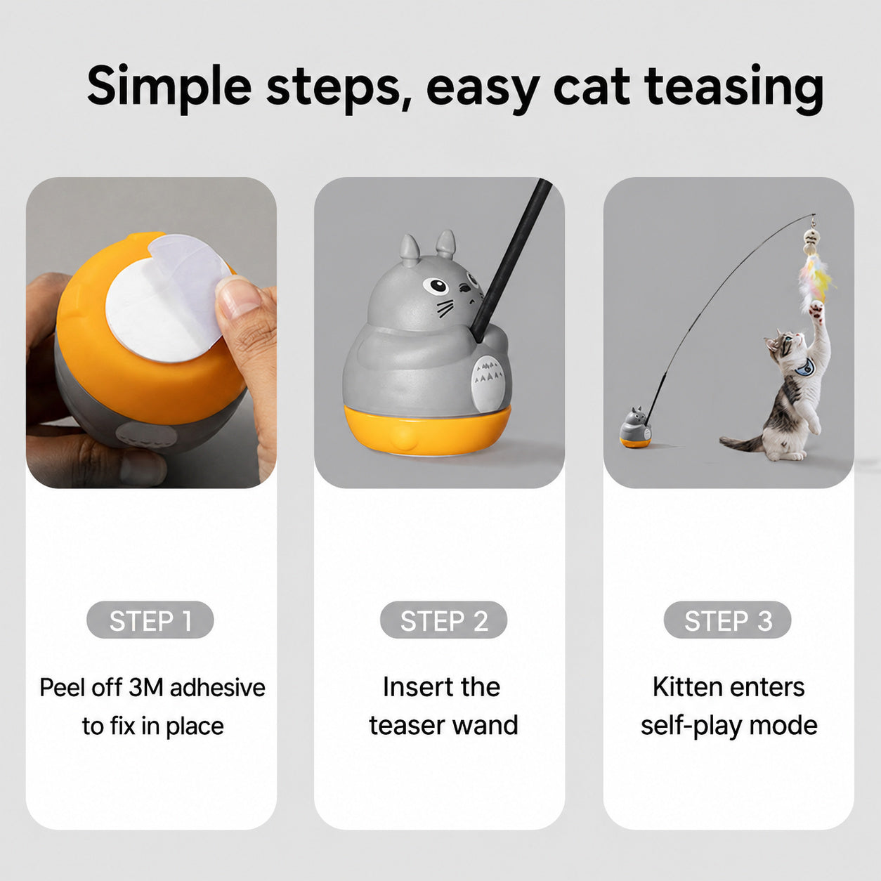 Interactive Bell Cat Teaser Wand