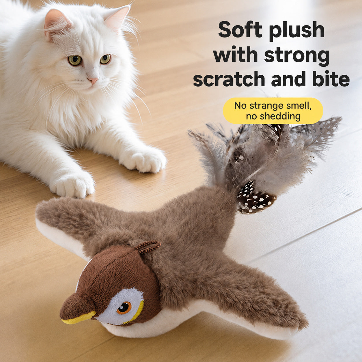 USB Rechargeable Chirping Cat Teaser