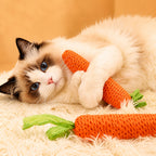 Handwoven Carrot Chew Toy