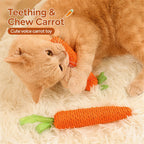 Handwoven Carrot Chew Toy