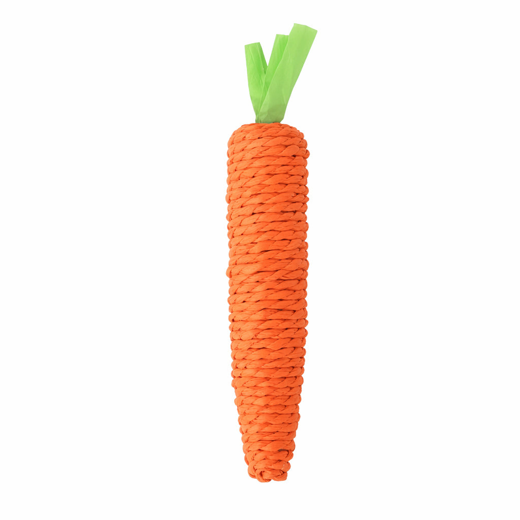 Handwoven Carrot Chew Toy