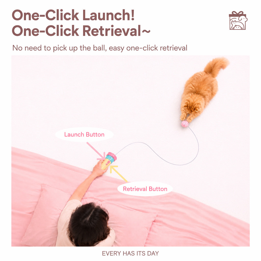 Cat Teaser Launcher Toy