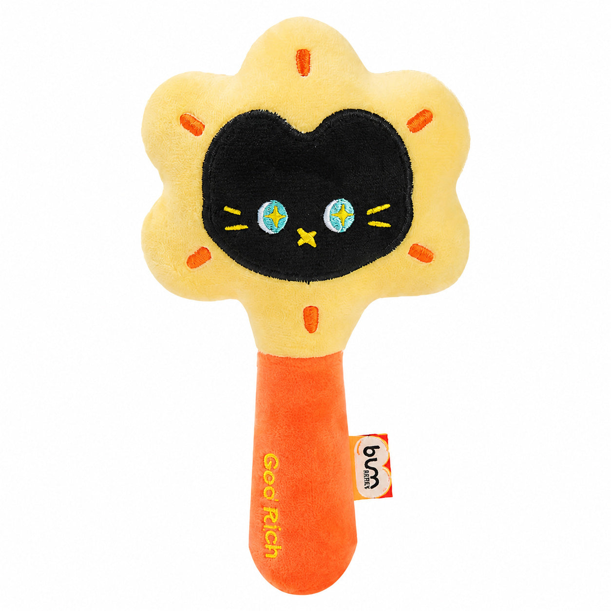 Peach Blossom Catnip Rattle