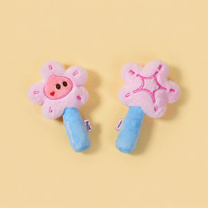 Peach Blossom Catnip Rattle