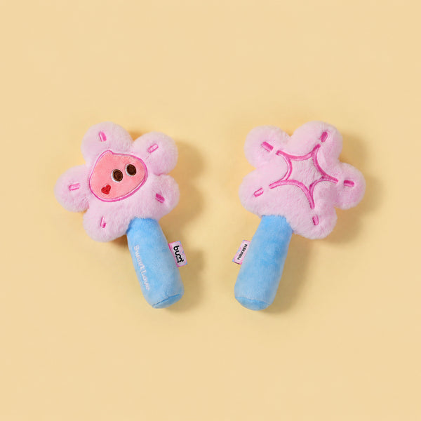 Peach Blossom Catnip Rattle
