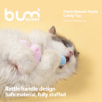 Peach Blossom Catnip Rattle