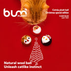 Handcrafted Wool Holiday Cat Balls