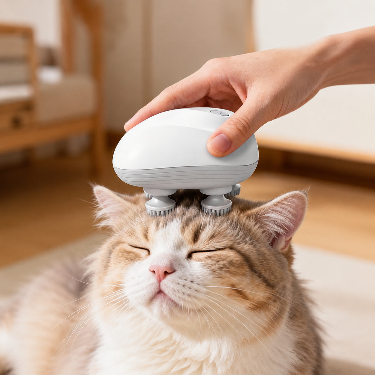 Rotating Silicone Head Massager