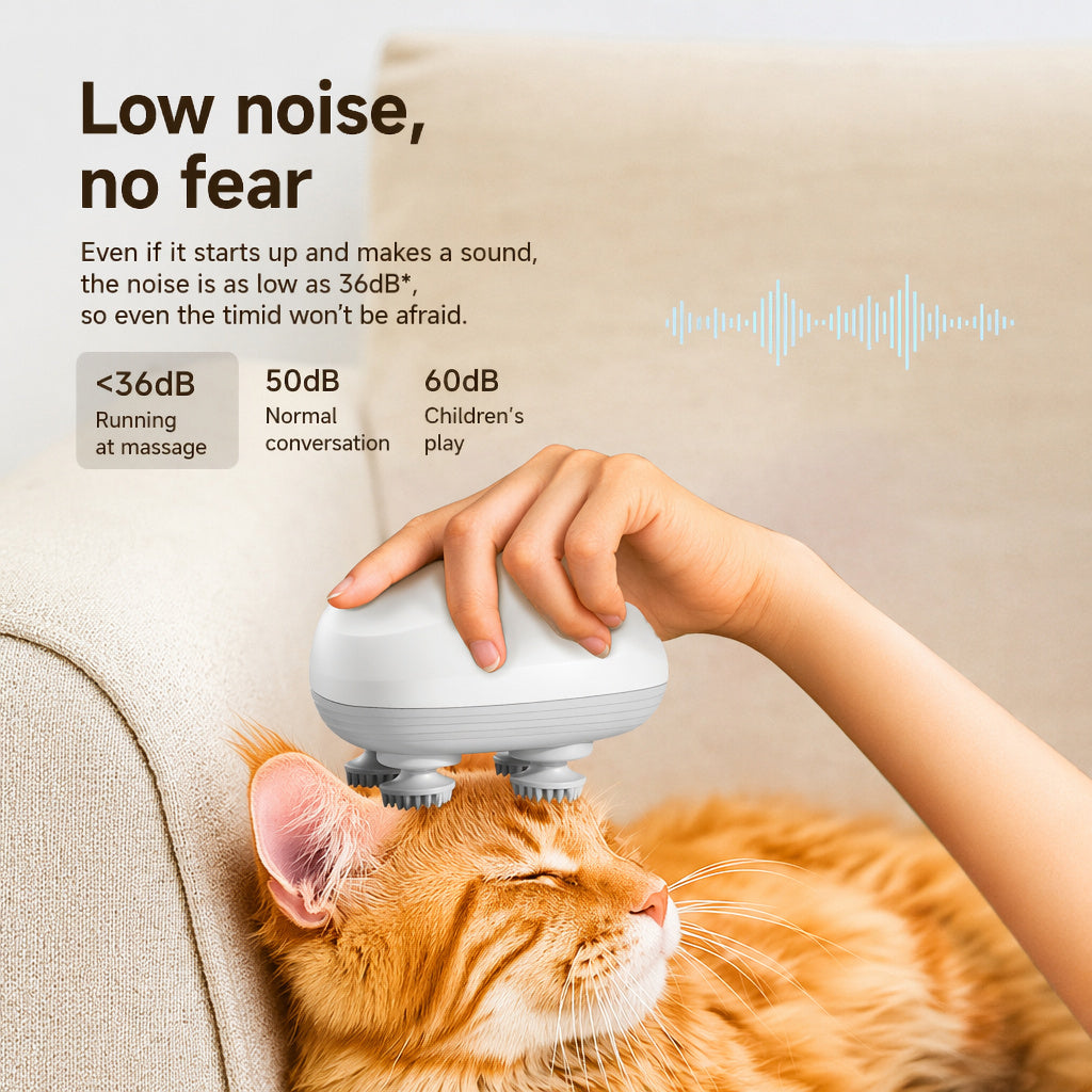Rotating Silicone Head Massager