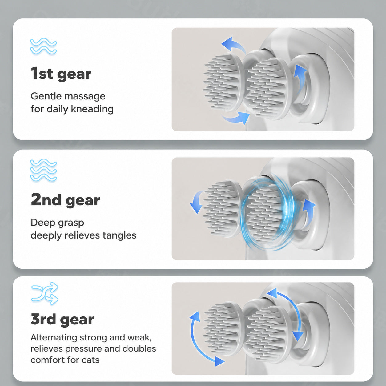 Rotating Silicone Head Massager