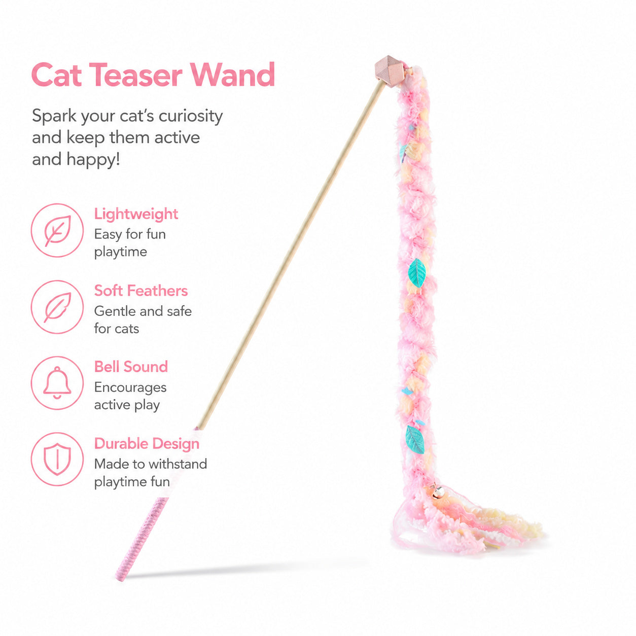 Pastel Flutter Cat Wand